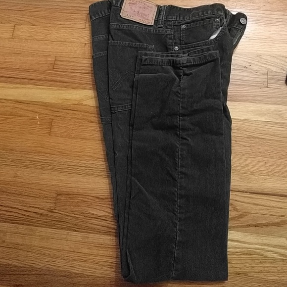 levi's 511 corduroy green